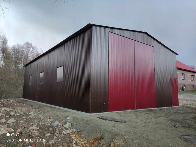 Garaż blaszany hala blaszana o wymiarach 8x24