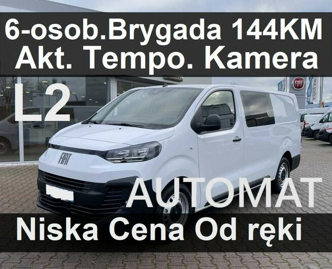 Fiat Scudo Super Niska Cena Automat L2 144KK 6-osob. Kamera  Od ręki 1717zł