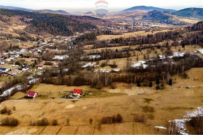 Działka 4.68 ha blisko gór i Jeziora Żywieckiego