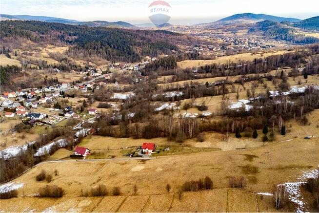 Działka 4.68 ha blisko gór i Jeziora Żywieckiego