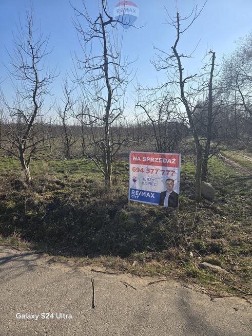 Działka rolna z sadem, zabudowa siedliskowa.