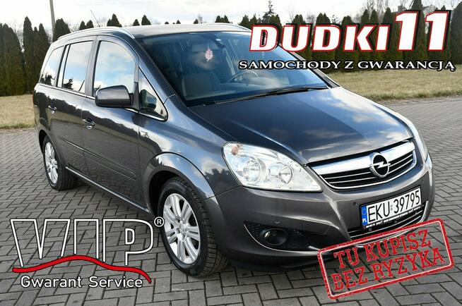 Opel Zafira 1,8Benz DUDKI11 7 Foteli.Lift.Klimatr 2 str.Navi.Pól-Skóry.Tempomat.OK