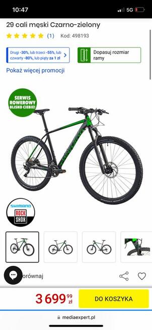 Rower strom x 6 nowy
