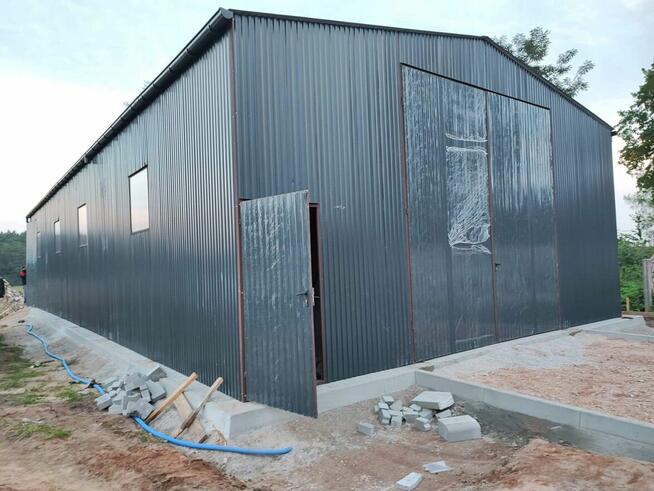 Garaż blaszany hala blaszana o wymiarach 8x24