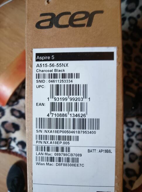 Sprzedam laptop Acer aspire 5