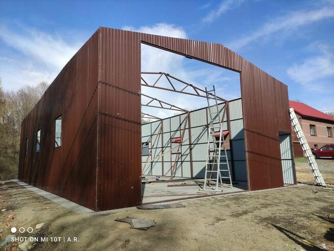 Garaż blaszany hala blaszana o wymiarach 8x24