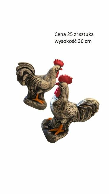 Figurki wielkanocne kutra gipsowa kogut gipsowy dekoracja