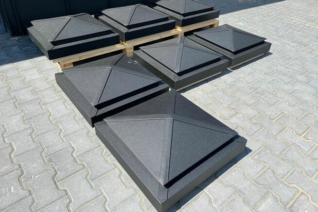 Obróbki na zasuwkę na attyki, ogrodzenia tarasy