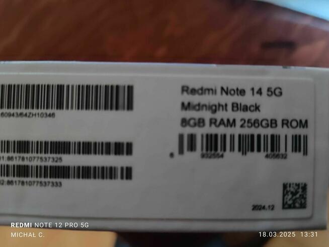 xiaomi redmi note 14 5g 8/256gb
