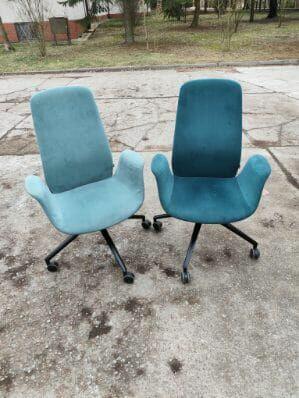 Fotel obrotowy ElliePro krzesło turkusowe fotele biurowe