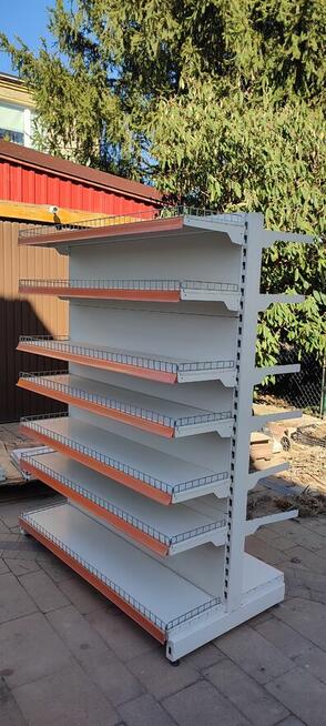 Regał sklepowy dwustronny gondola