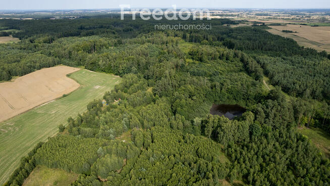 Działka budowlana, w otoczeniu lasów i jezior