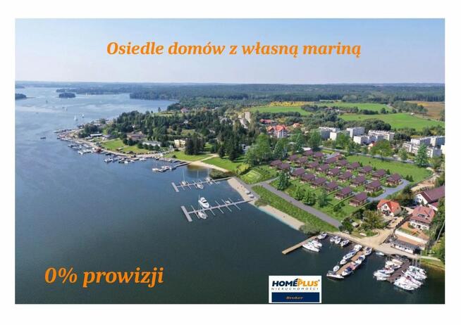 24 Domy pod klucz RYN nad jeziorem, własna marina