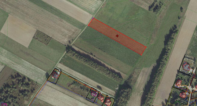 Działka rolno-budowlana 43a w Racławówce.