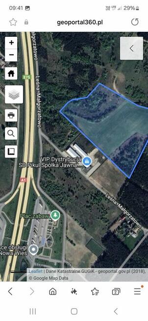 Działka przemysłowa Lubicz Dolny/k.Torunia 16,72 ha