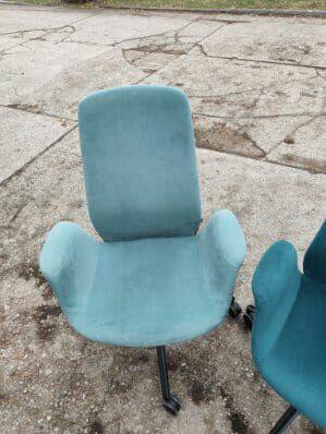 Fotel obrotowy ElliePro krzesło turkusowe fotele biurowe