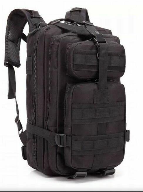 PLECAK WOJSKOWY TAKTYCZNY MILITARNY SURVIVAL 28L-30L CZARNY