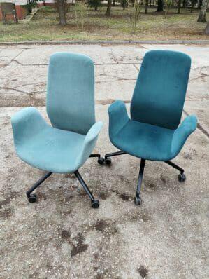Fotel obrotowy ElliePro krzesło turkusowe fotele biurowe