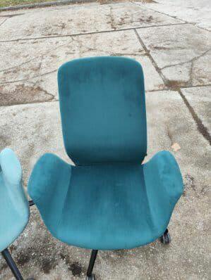 Fotel obrotowy ElliePro krzesło turkusowe fotele biurowe