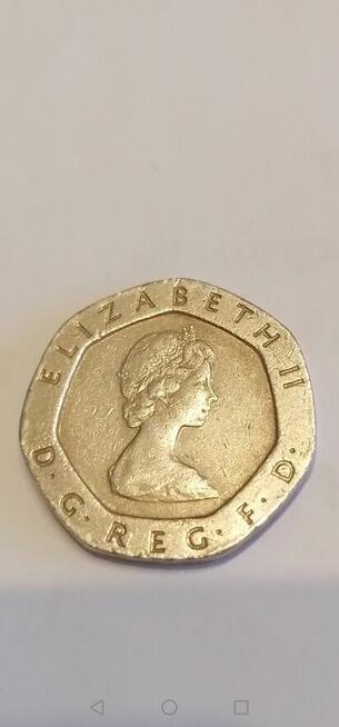 Moneta kolekcjonerska 1982 twenty pence Elizabeth 2
