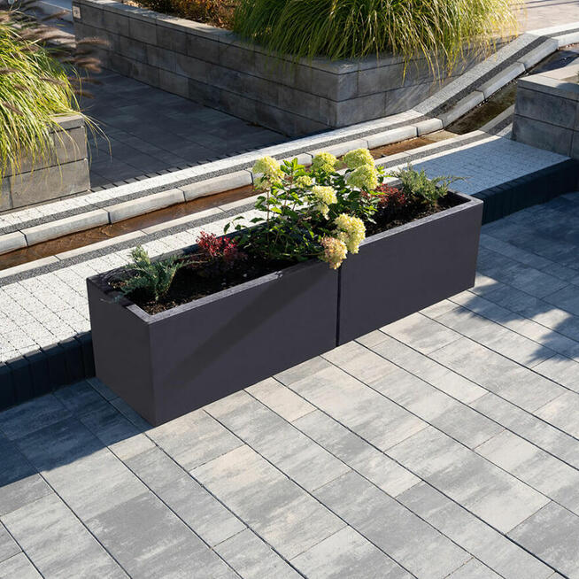 Donica ZEN Betonowa Ogrodowa Nowoczesna Dekoracyjna grafit