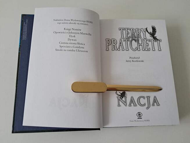 Książka „Nacja” T. Pratchett, do sprzedania