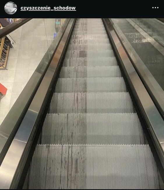 Czyszczenie schodow ruchomych