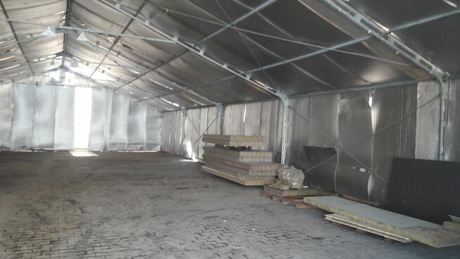 Sprzedam halę namiotową 720 m2 używaną, stan dobry Kielce