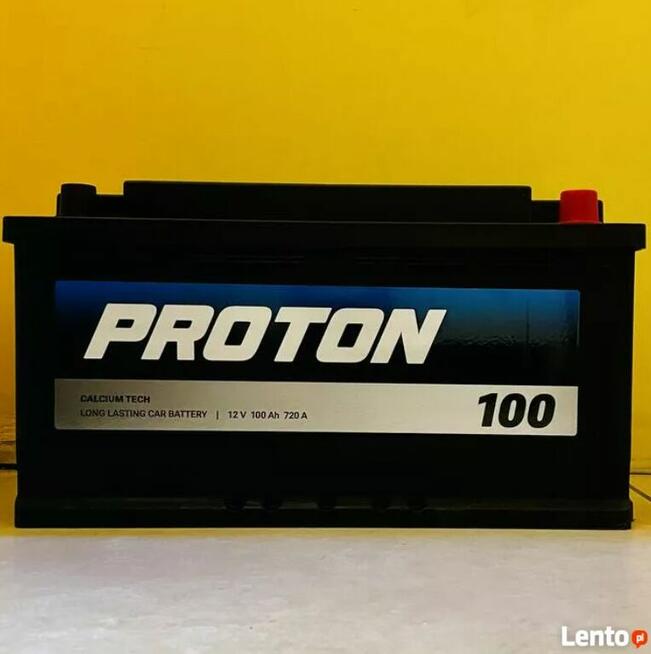 Akumulator 100Ah 720A PROTON – DARMOWY DOWÓZ I WYMIANA