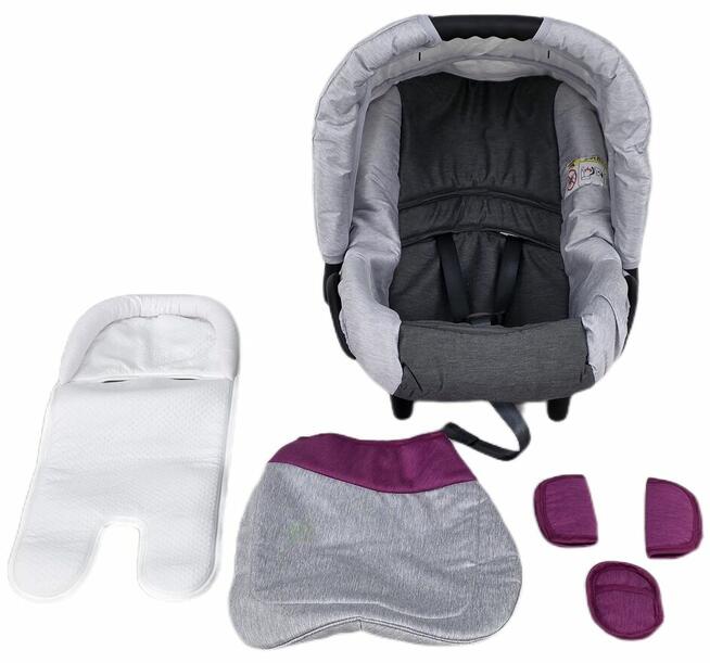 NOWY Fotelik samochodowy Nosidełko BERBER CARLO 0-10Kg