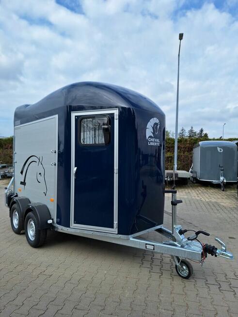 Przyczepa do przewozu dwóch koni model GOLD ORIGIN Aluminium