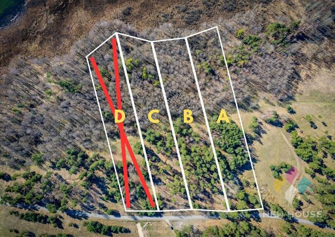 Tałty, działka bud. bezpośrednia linia brzegowa