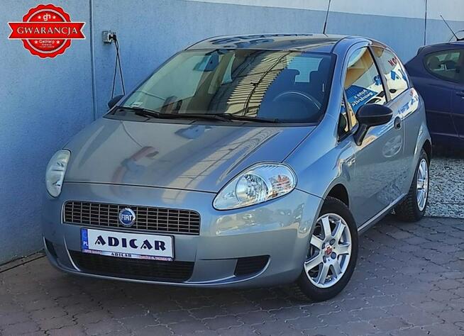 Fiat Grande Punto klimatyzacja, el.szyby, Isofix, radio CD/AUX/Mp3, alu, CITY, zarejest