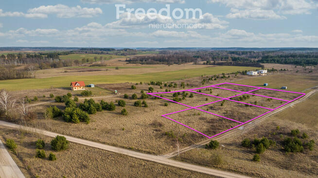 Działki budowlane na Mazurach 1500 m²