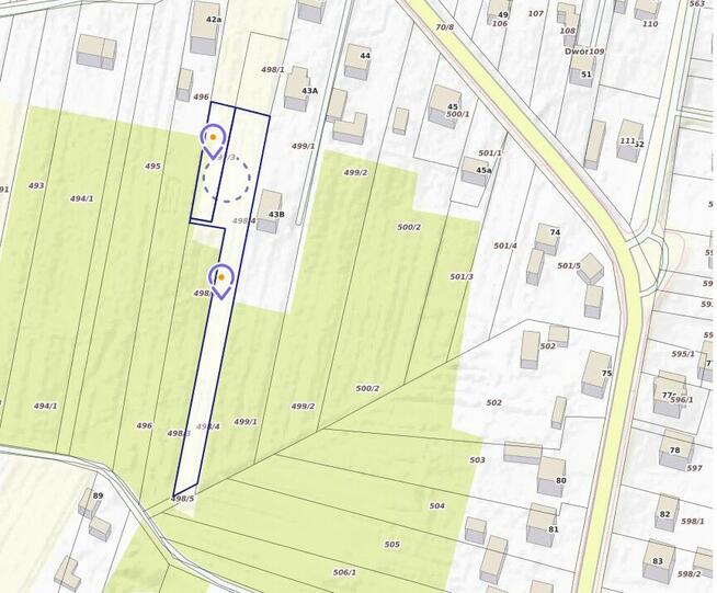 Działka 26 arów Jaworznia z warunkami zabudowy