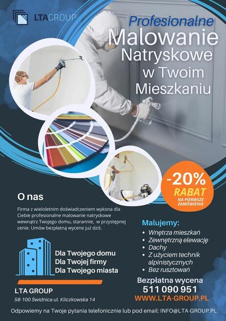 Malowanie mieszkań, Mycie elewacji, Mycie dachów, Ocieplenia