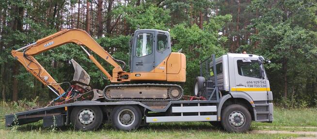 Transport maszyn wózków ładowarek podnośników pomoc drogowa