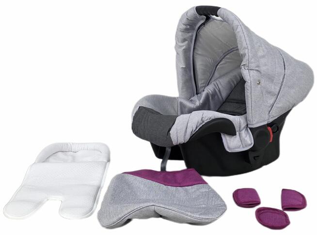 NOWY Fotelik samochodowy Nosidełko BERBER CARLO 0-10Kg