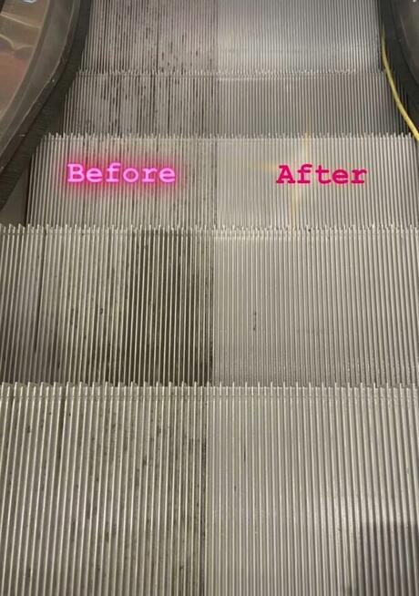 Czyszczenie schodow ruchomych