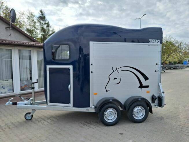 Przyczepa do przewozu dwóch koni model GOLD ORIGIN Aluminium