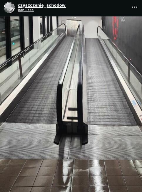 Czyszczenie schodow ruchomych