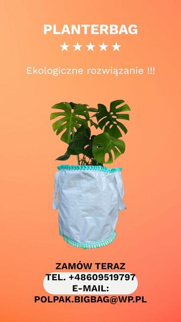 Kontenery elastyczne, big bag, planterbag