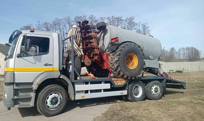 Transport maszyn wózków ładowarek podnośników pomoc drogowa