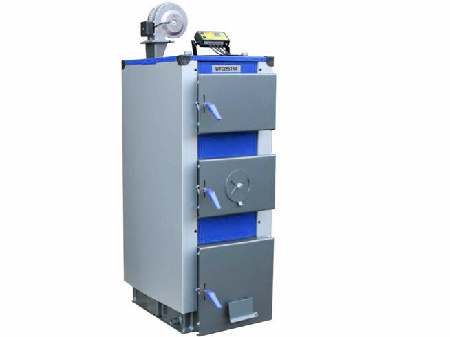 Mały kocioł c.o. moc 10kW na drewno i węgiel na 60 - 80 m2