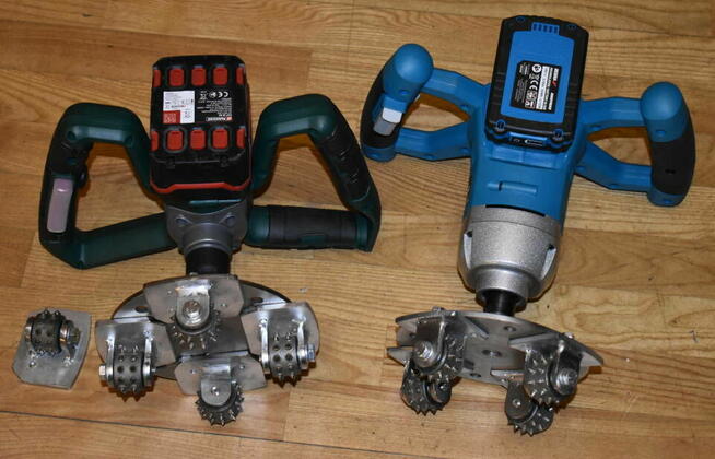 Akumulatorowa zacieraczka ręczna