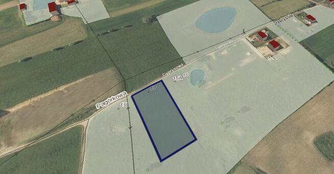 Działka budowlana Mierzeszyn gm. Trąbki Wielkie, Pagórkowa