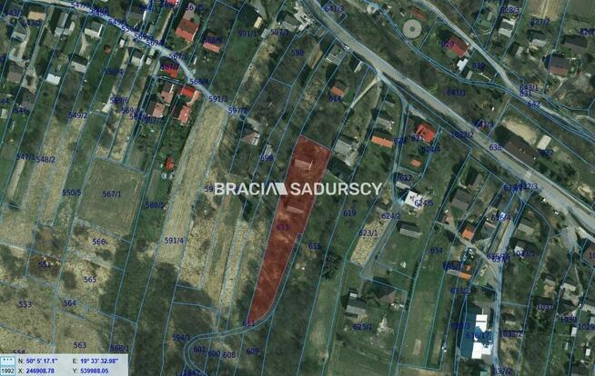 Działka budowlana Grojec gm. Alwernia, Bartosza Głowackiego