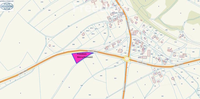 Atrakcyjna działka usługowa trasa Czeska!