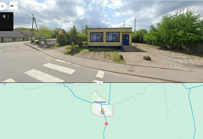 Sklep i działka Pierstnica