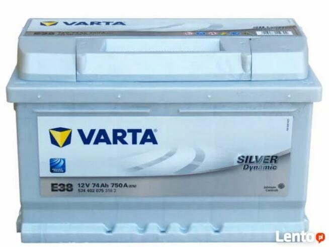 Akumulator 74Ah 750A VARTA Silver Dynamic E38 –DARMOWY DOWÓZ